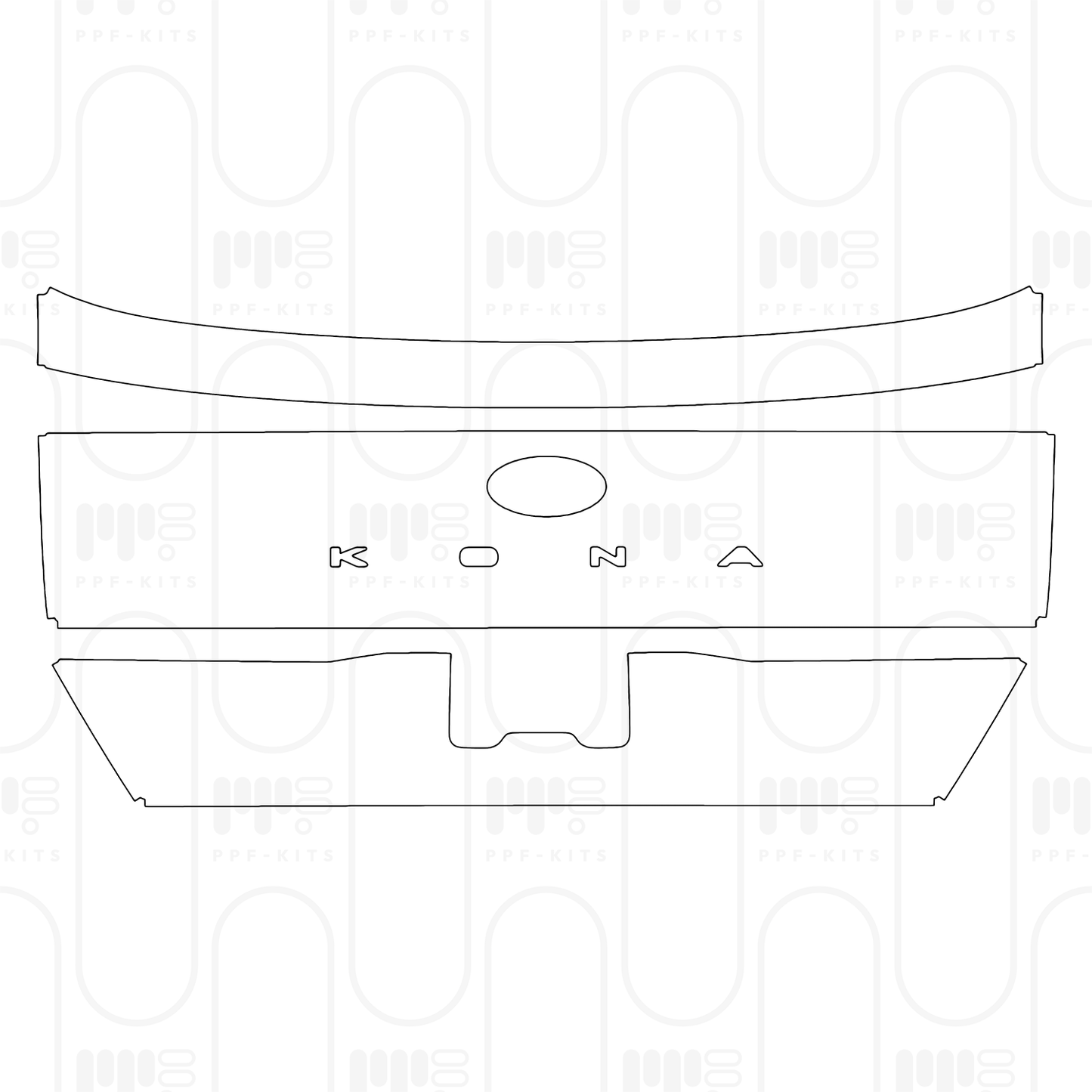 Voorgesneden PPF Hyundai Kona N-Line 2025