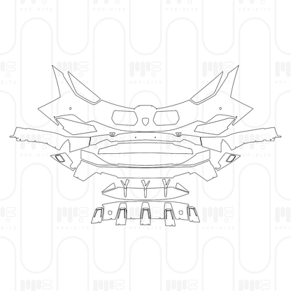 Voorgesneden PPF Lamborghini Huracan Sterrato 2025