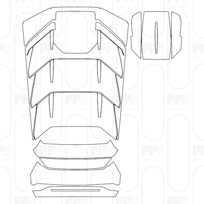 Voorgesneden PPF Lamborghini Huracan Sterrato 2025