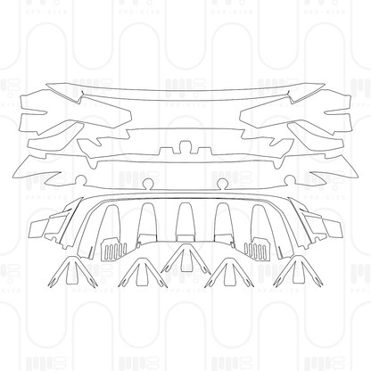 Voorgesneden PPF Lamborghini Huracan Sterrato 2025