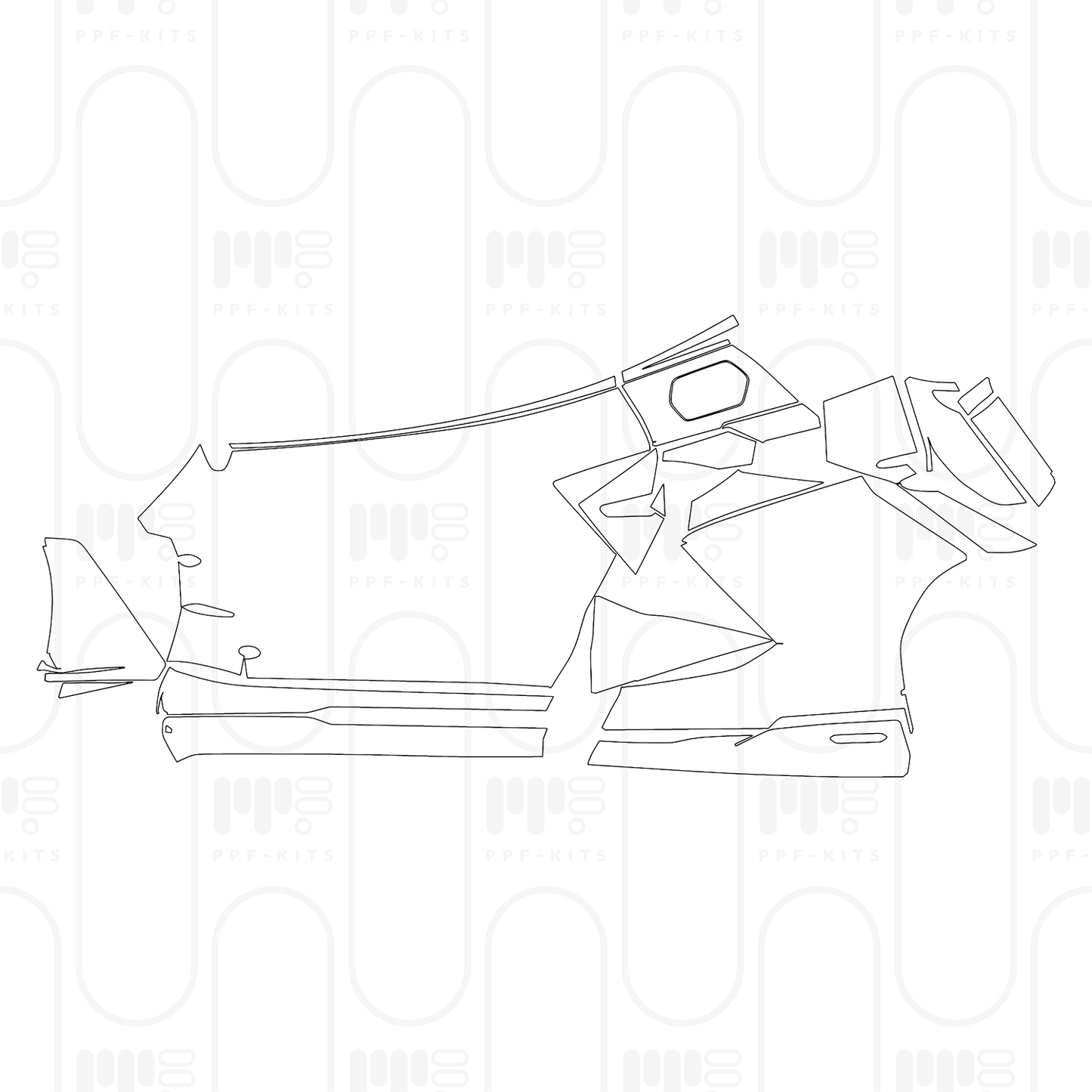Voorgesneden PPF Lamborghini Revuelto 2025