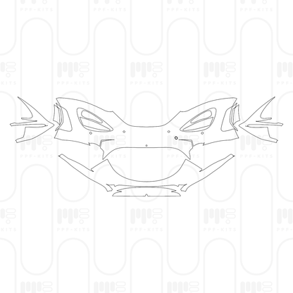 Voorgesneden PPF McLaren 750S Spider 2025