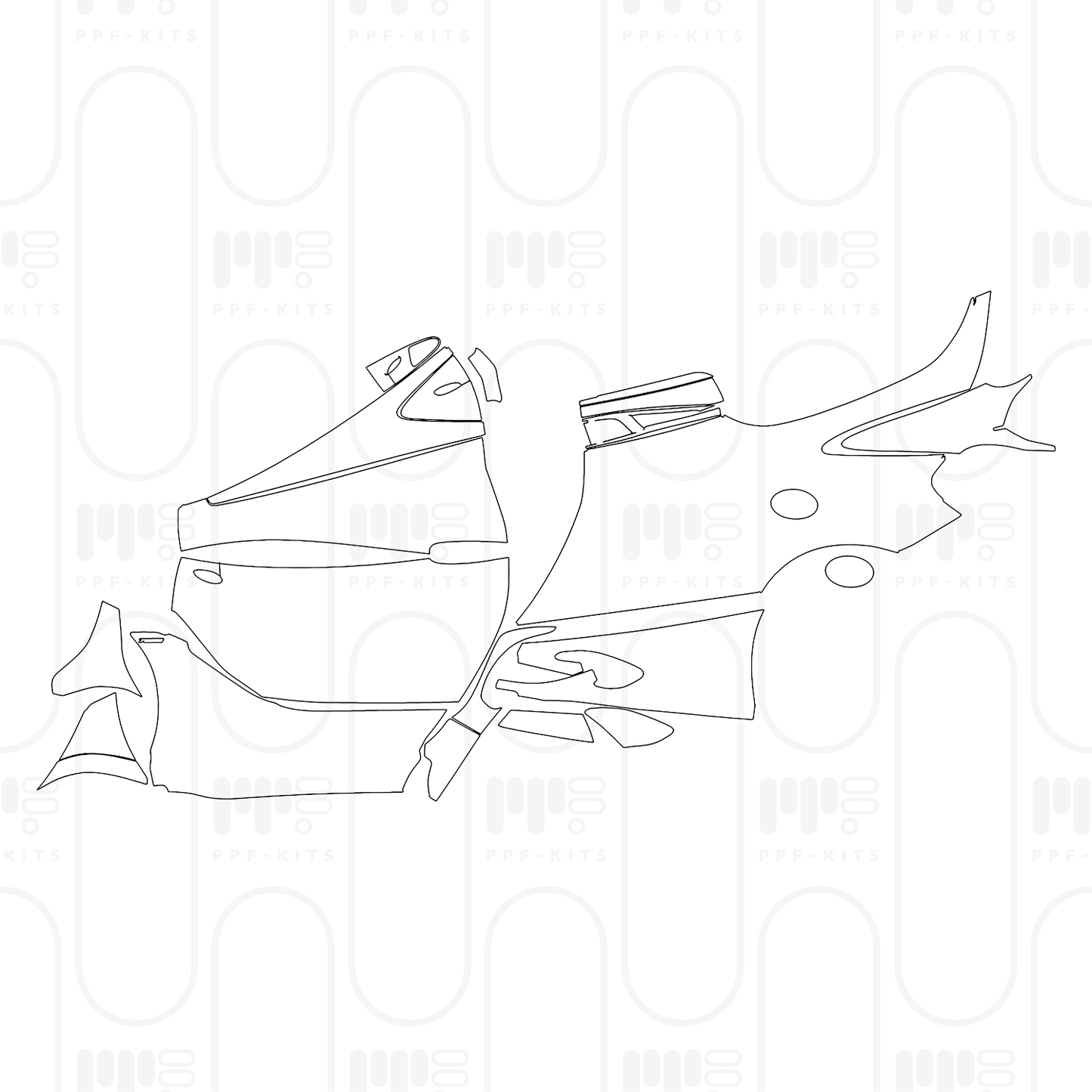 Voorgesneden PPF McLaren 750S Spider 2025