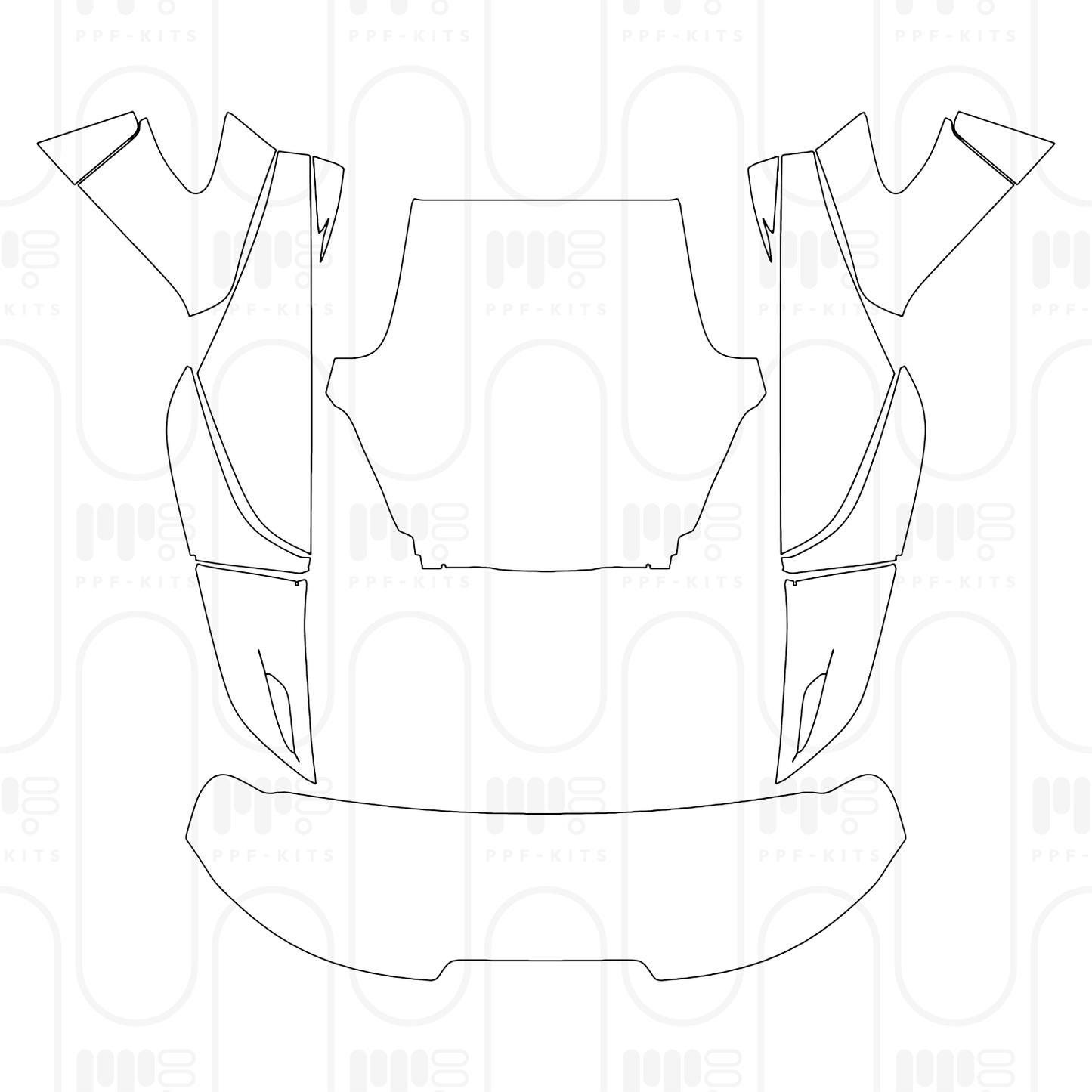 Voorgesneden PPF McLaren 750S Spider 2025