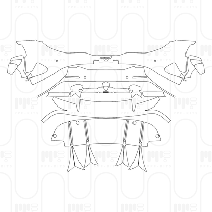 Voorgesneden PPF McLaren 750S Spider 2025