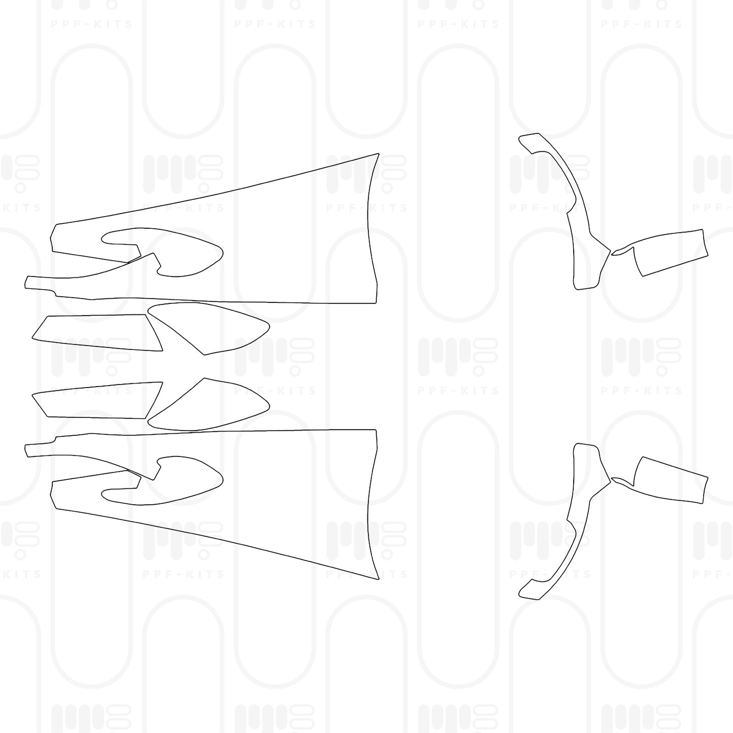 Voorgesneden PPF McLaren 750S Spider 2025