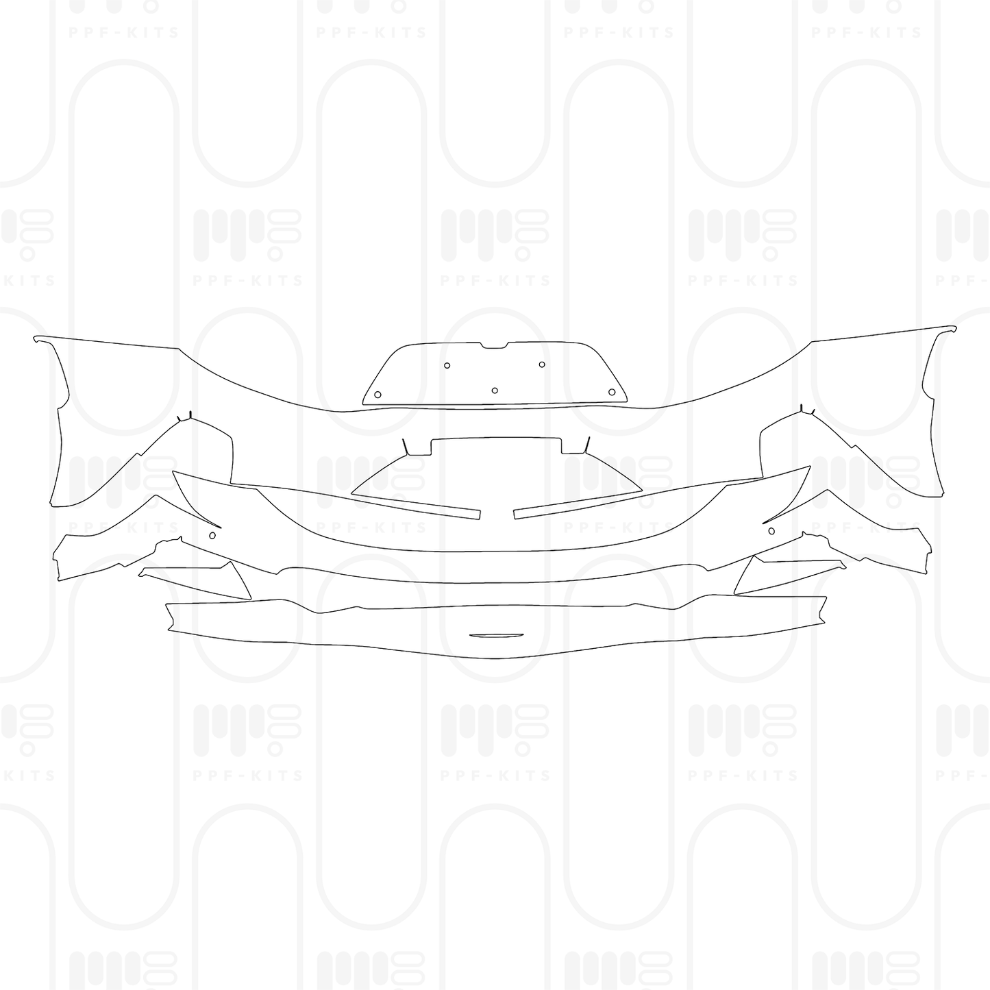 Voorgesneden PPF McLaren GT 2025