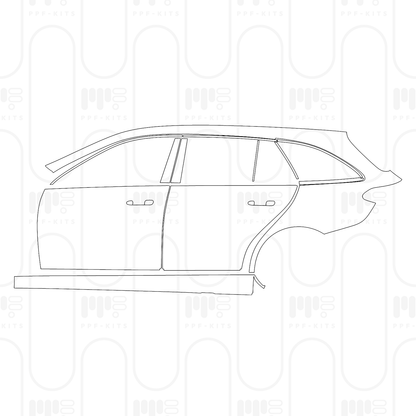 Voorgesneden PPF Mercedes-Benz C Class Estate Base 2025