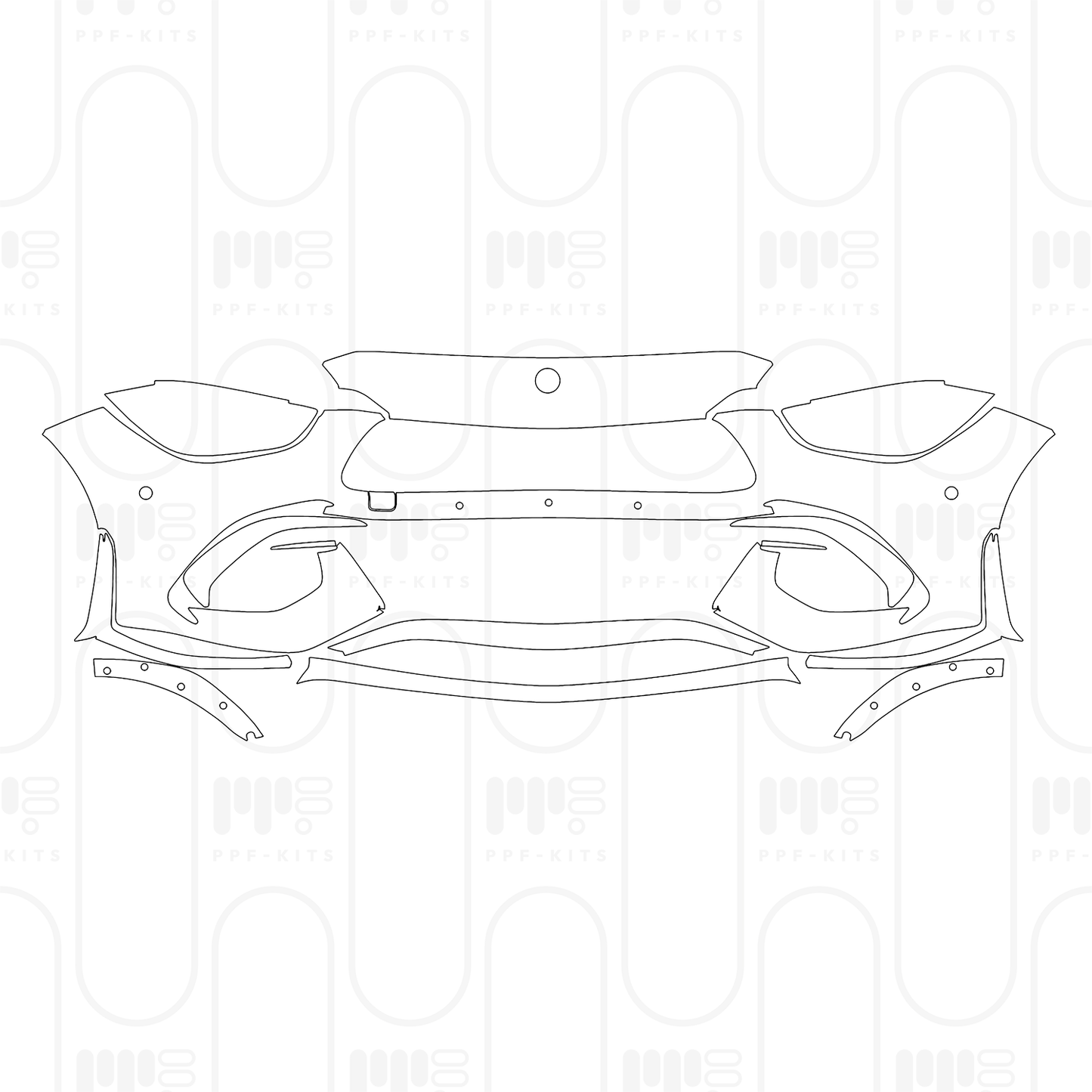 Voorgesneden PPF Mercedes-Benz C Class Estate AMG C63 S e Performance 2024