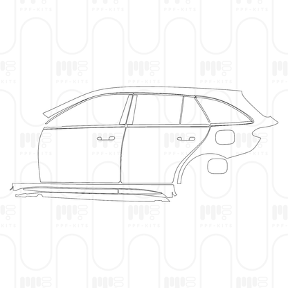 Voorgesneden PPF Mercedes-Benz C Class Estate AMG C63 S e Performance 2024