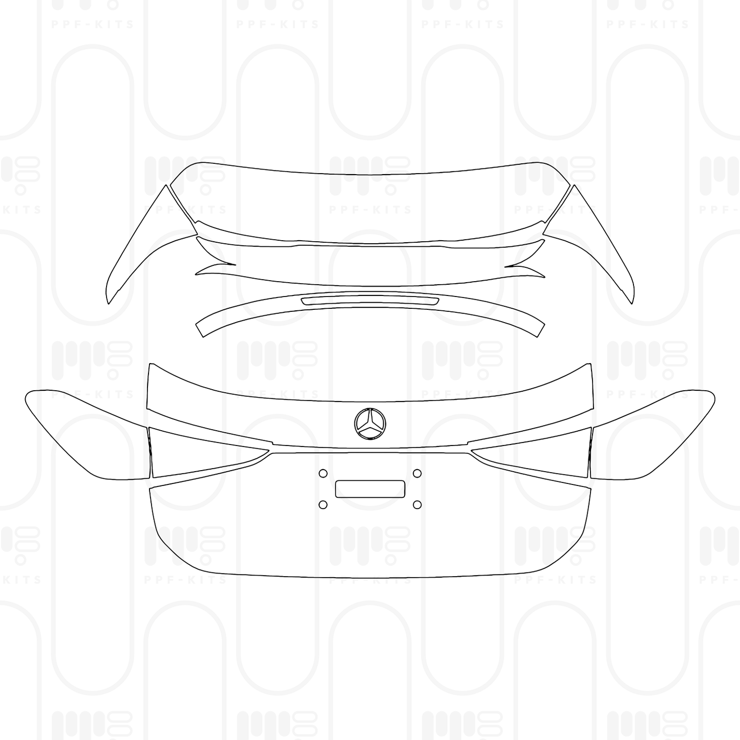 Voorgesneden PPF Mercedes-Benz C Class Estate AMG C63 S e Performance 2024