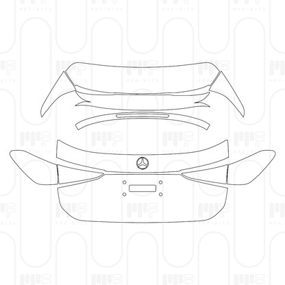 Voorgesneden PPF Mercedes-Benz C Class Estate AMG C63 S e Performance 2024