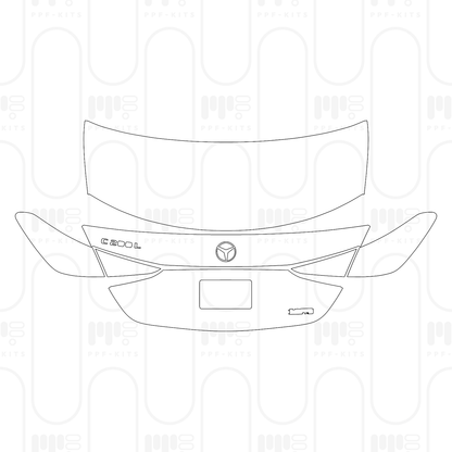 Voorgesneden PPF Mercedes-Benz C Class Sedan Base Extended Wheelbase 2025