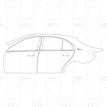 Voorgesneden PPF Mercedes-Benz C Class Sedan Base Extended Wheelbase 2025