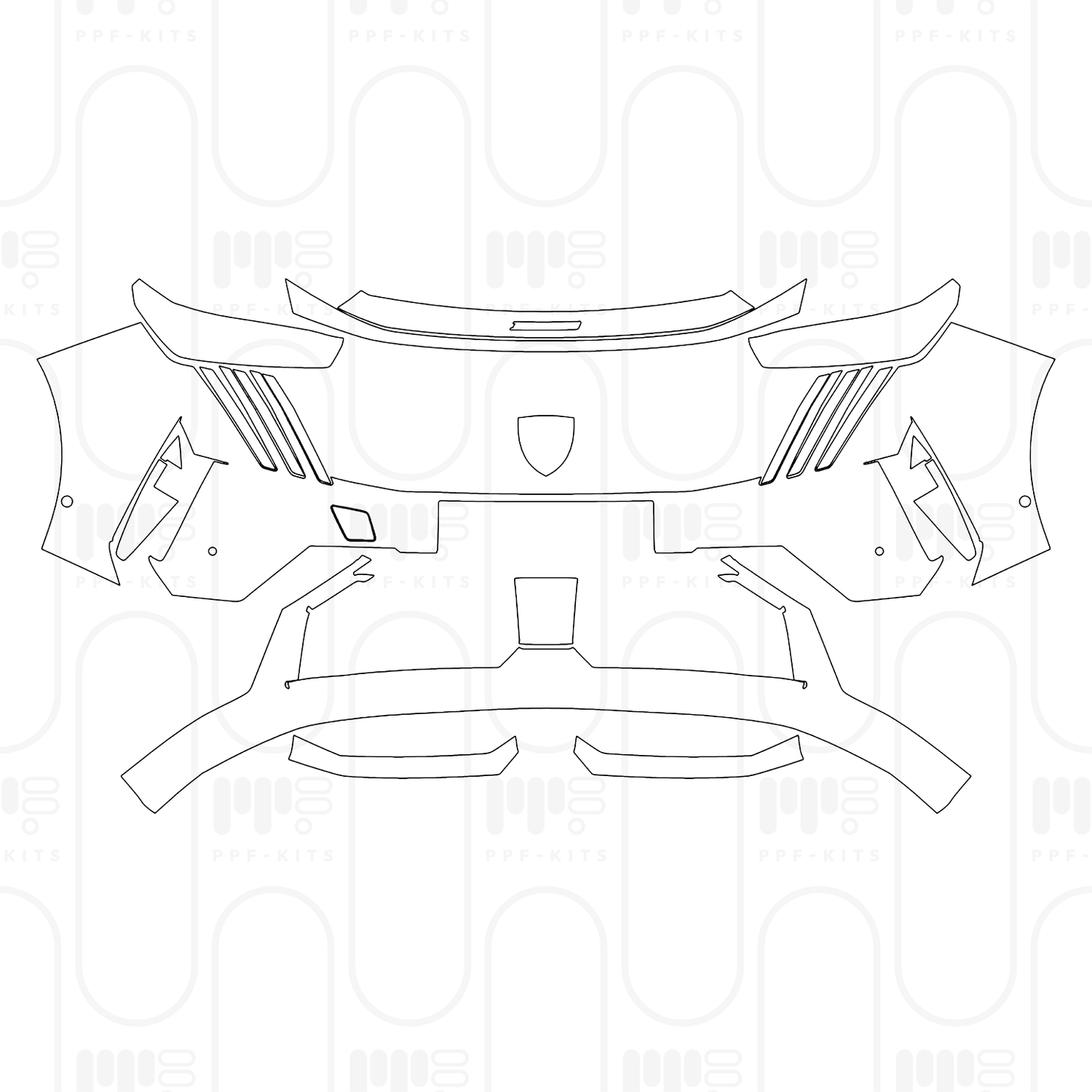 Voorgesneden PPF Peugeot E-3008 (EU) GT 2025