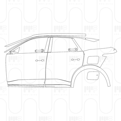 Voorgesneden PPF Peugeot E-3008 (EU) GT 2025