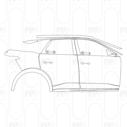 Voorgesneden PPF Peugeot E-3008 (EU) GT 2025