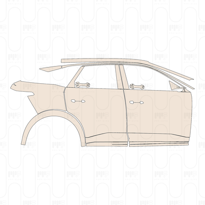 Voorgesneden PPF Peugeot E-3008 (EU) GT 2025