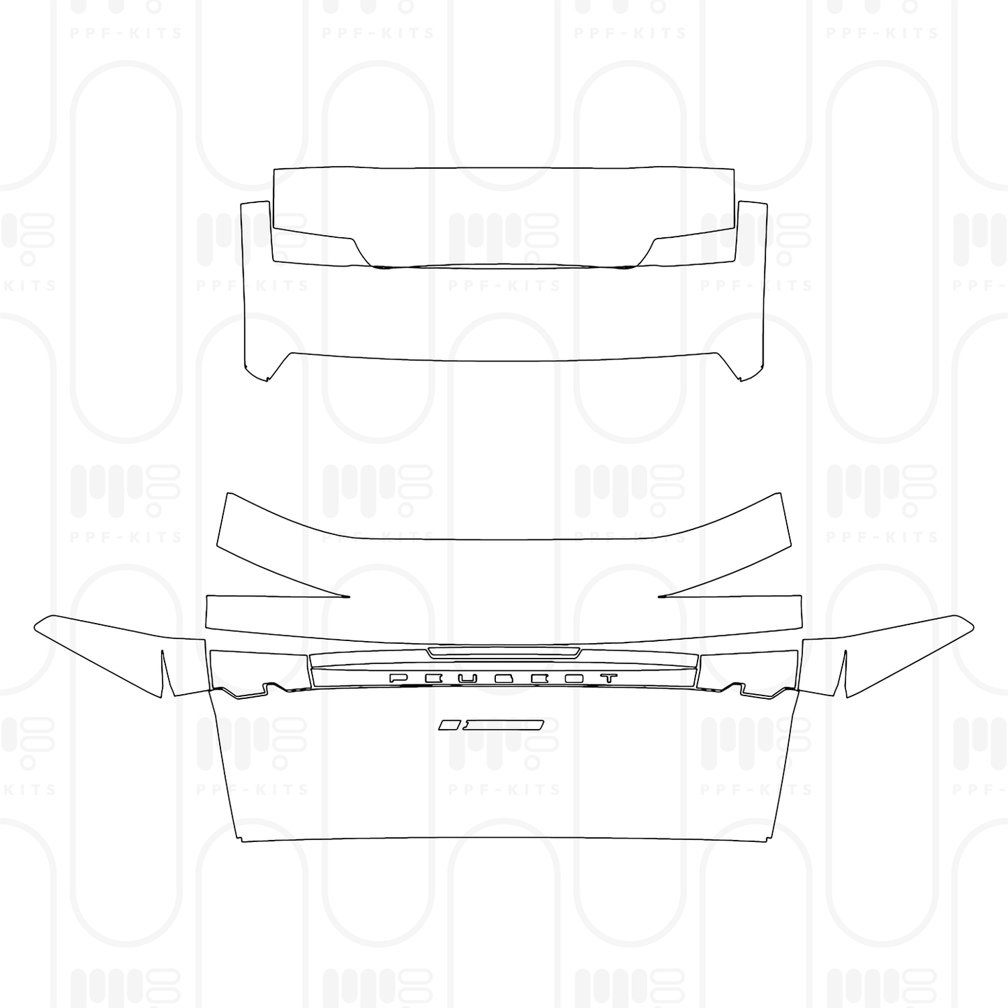 Voorgesneden PPF Peugeot E-3008 (EU) GT 2025