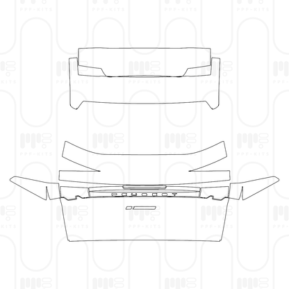Voorgesneden PPF Peugeot E-3008 (EU) GT 2025