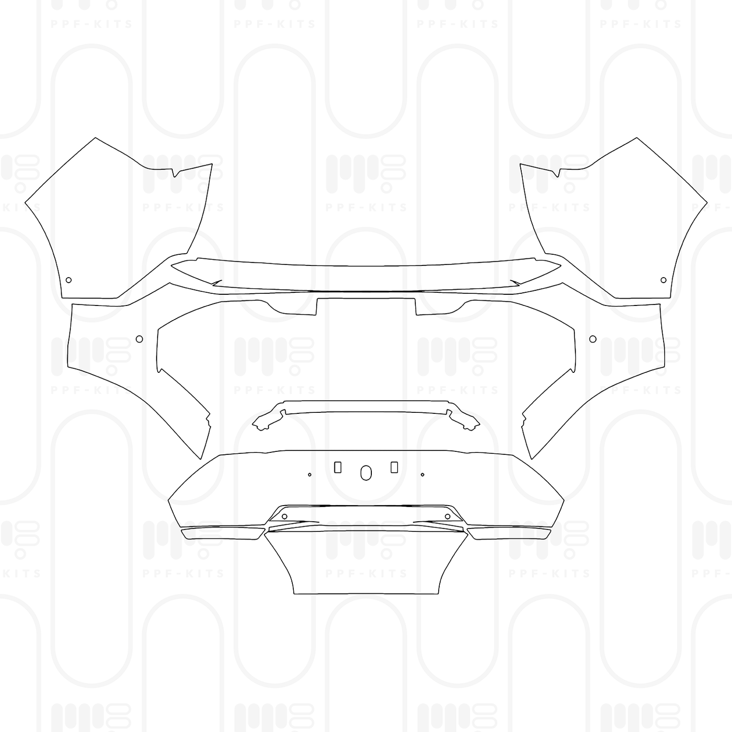 Voorgesneden PPF Peugeot E-3008 (EU) GT 2025