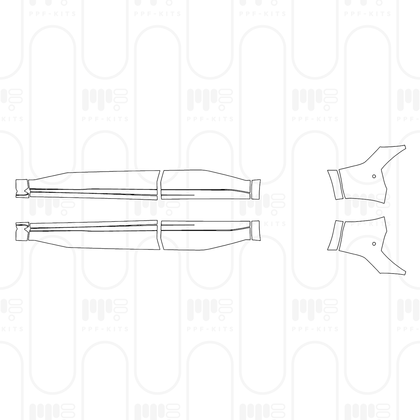 Voorgesneden PPF Peugeot E-3008 (EU) GT 2025