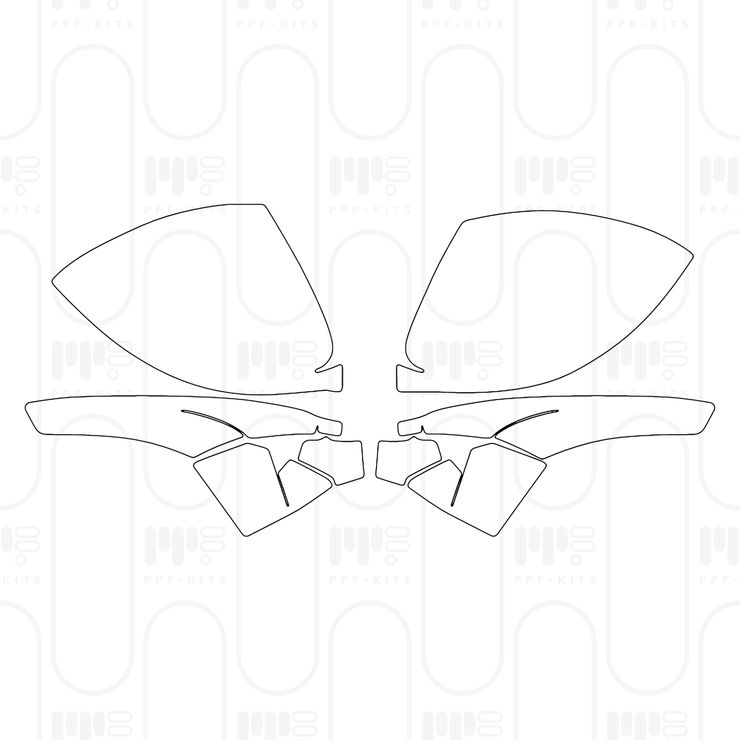 Voorgesneden PPF Porsche 718 Cayman GT4RS 2025