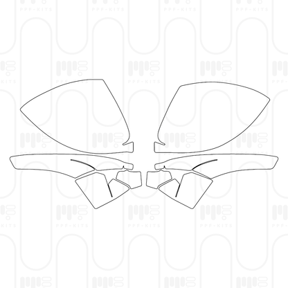 Voorgesneden PPF Porsche 718 Cayman GT4RS 2025