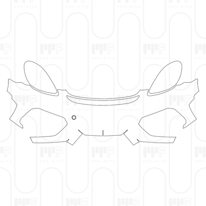 Voorgesneden PPF Porsche 718 Cayman GT4RS 2025