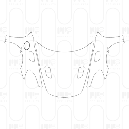 Voorgesneden PPF Porsche 718 Cayman GT4RS 2025