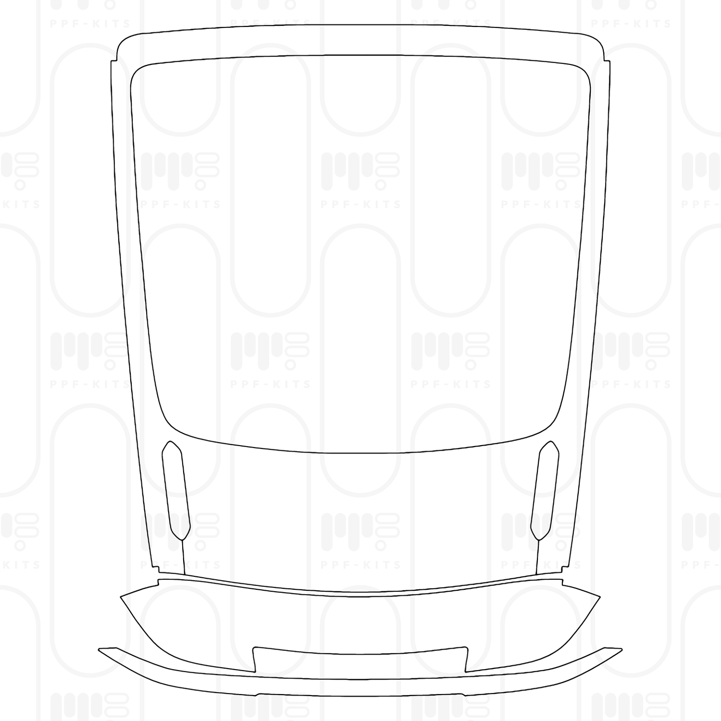 Voorgesneden PPF Porsche 718 Cayman GT4RS 2025