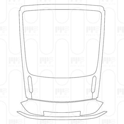 Voorgesneden PPF Porsche 718 Cayman GT4RS 2025