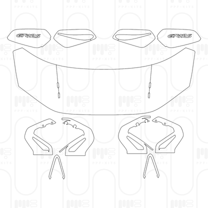 Voorgesneden PPF Porsche 718 Cayman GT4RS 2025