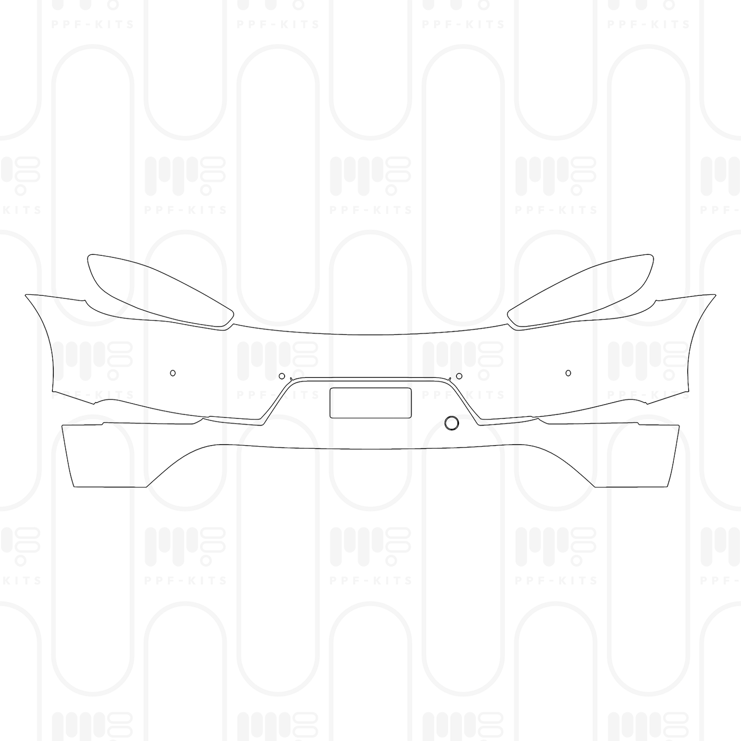 Voorgesneden PPF Porsche 718 Cayman GT4RS 2025