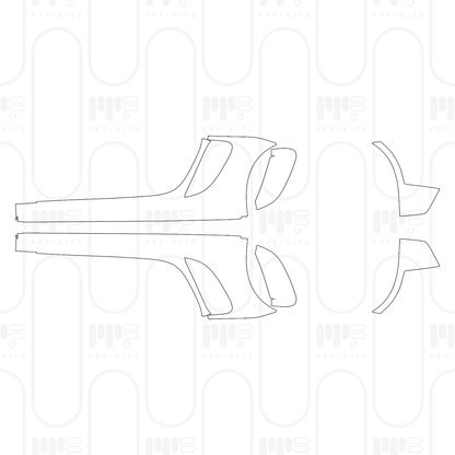 Voorgesneden PPF Porsche 718 Cayman GT4RS 2025