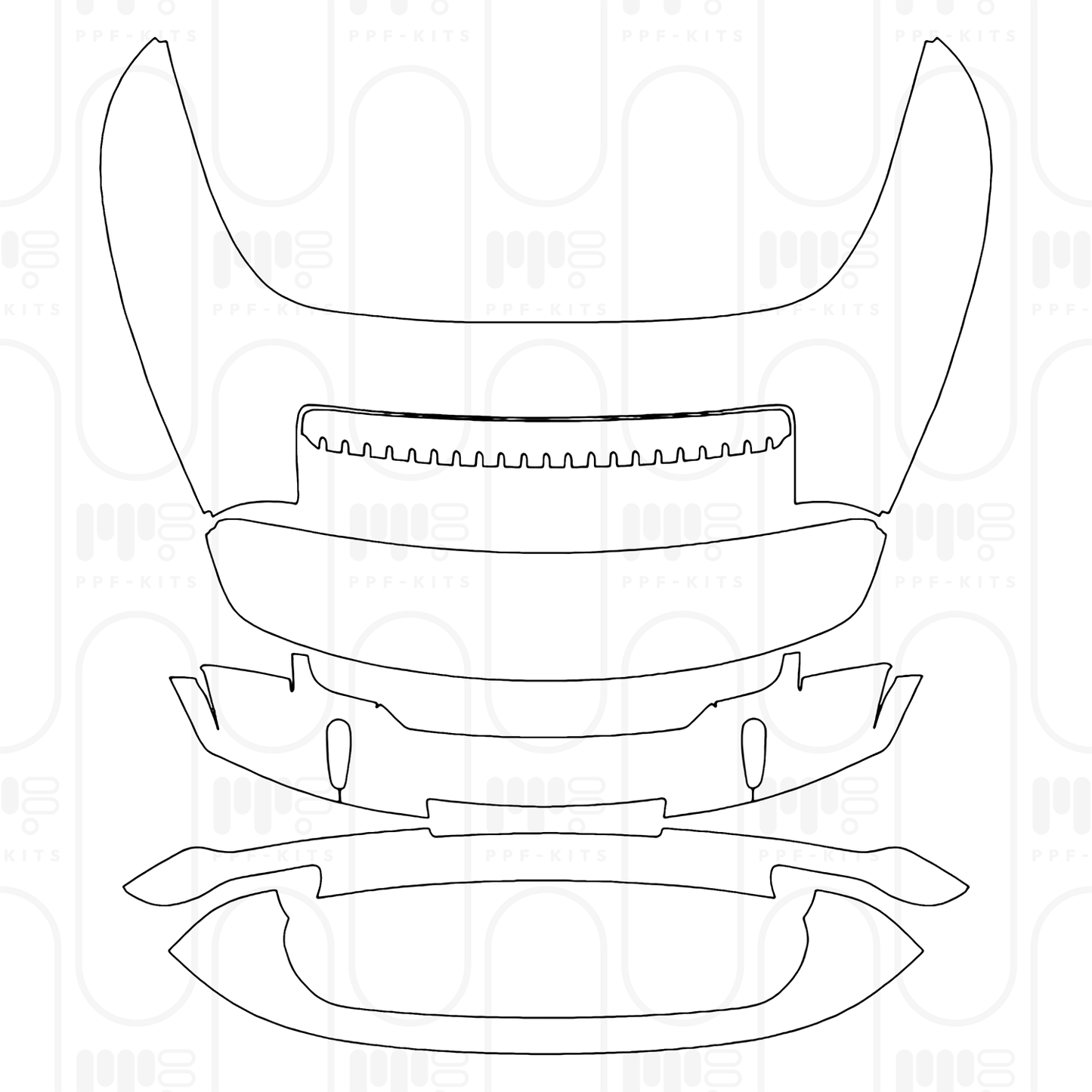 Voorgesneden PPF Porsche 911 Turbo S Cabriolet 2025