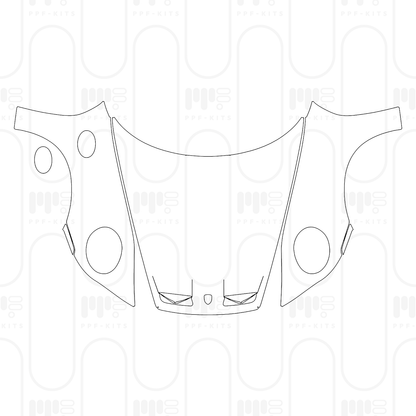 Voorgesneden PPF Porsche 911 GT3 with Touring Package 2025