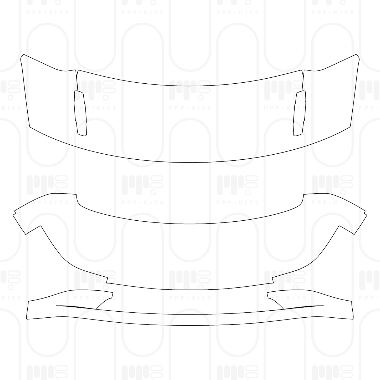 Voorgesneden PPF Porsche 911 GT3 2025