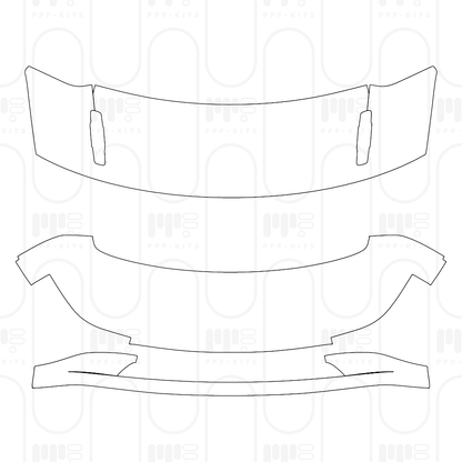Voorgesneden PPF Porsche 911 GT3 2025