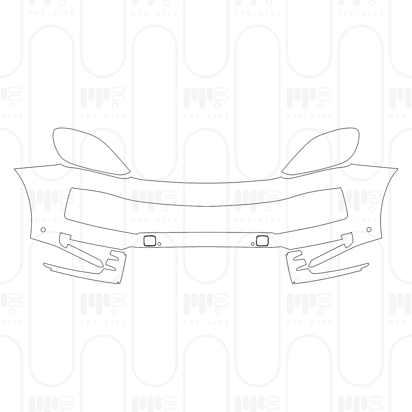 Voorgesneden PPF Porsche Cayenne Coupe Cayenne S Coupe 2025