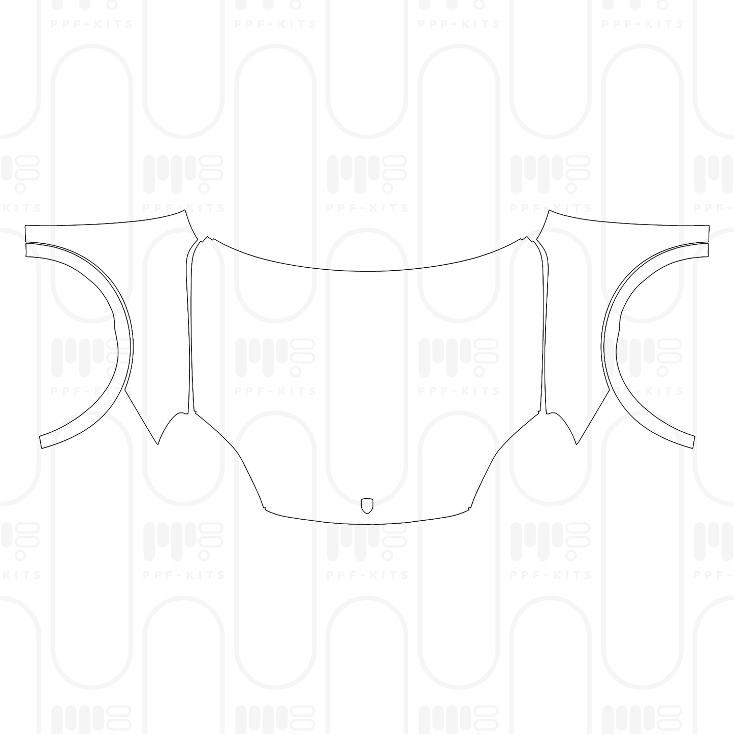 Voorgesneden PPF Porsche Cayenne Coupe Cayenne S Coupe 2025