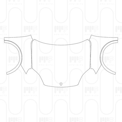 Voorgesneden PPF Porsche Cayenne Coupe Cayenne S Coupe 2025