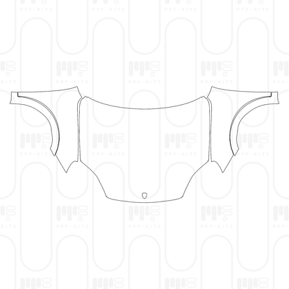 Voorgesneden PPF Porsche Cayenne Coupe Cayenne S Coupe 2025