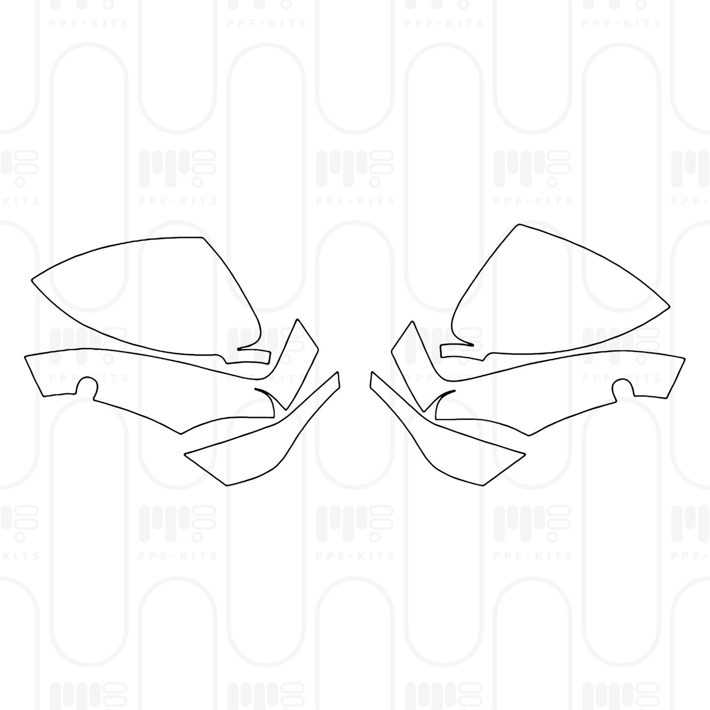 Voorgesneden PPF Porsche Cayenne Coupe Cayenne S Coupe 2025