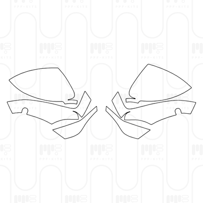 Voorgesneden PPF Porsche Cayenne Coupe Cayenne S Coupe 2025