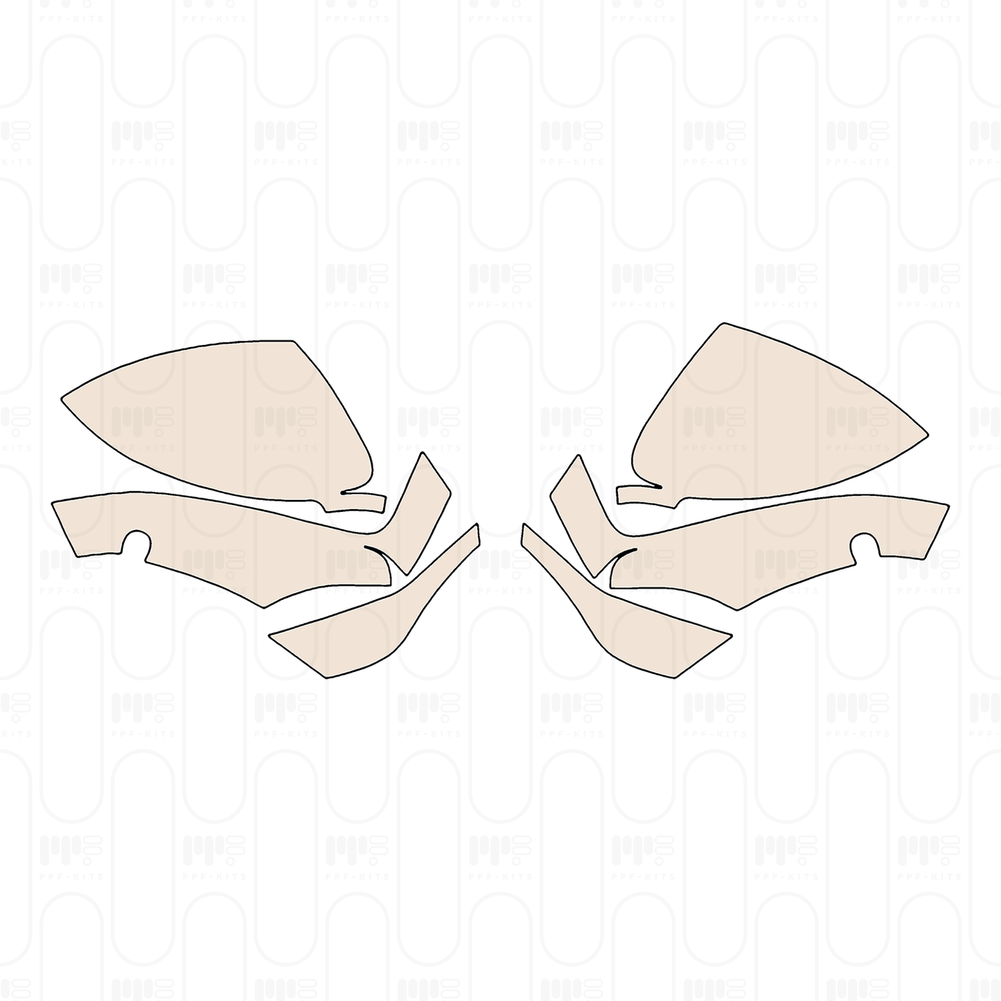 Voorgesneden PPF Porsche Cayenne S E-Hybrid 2024