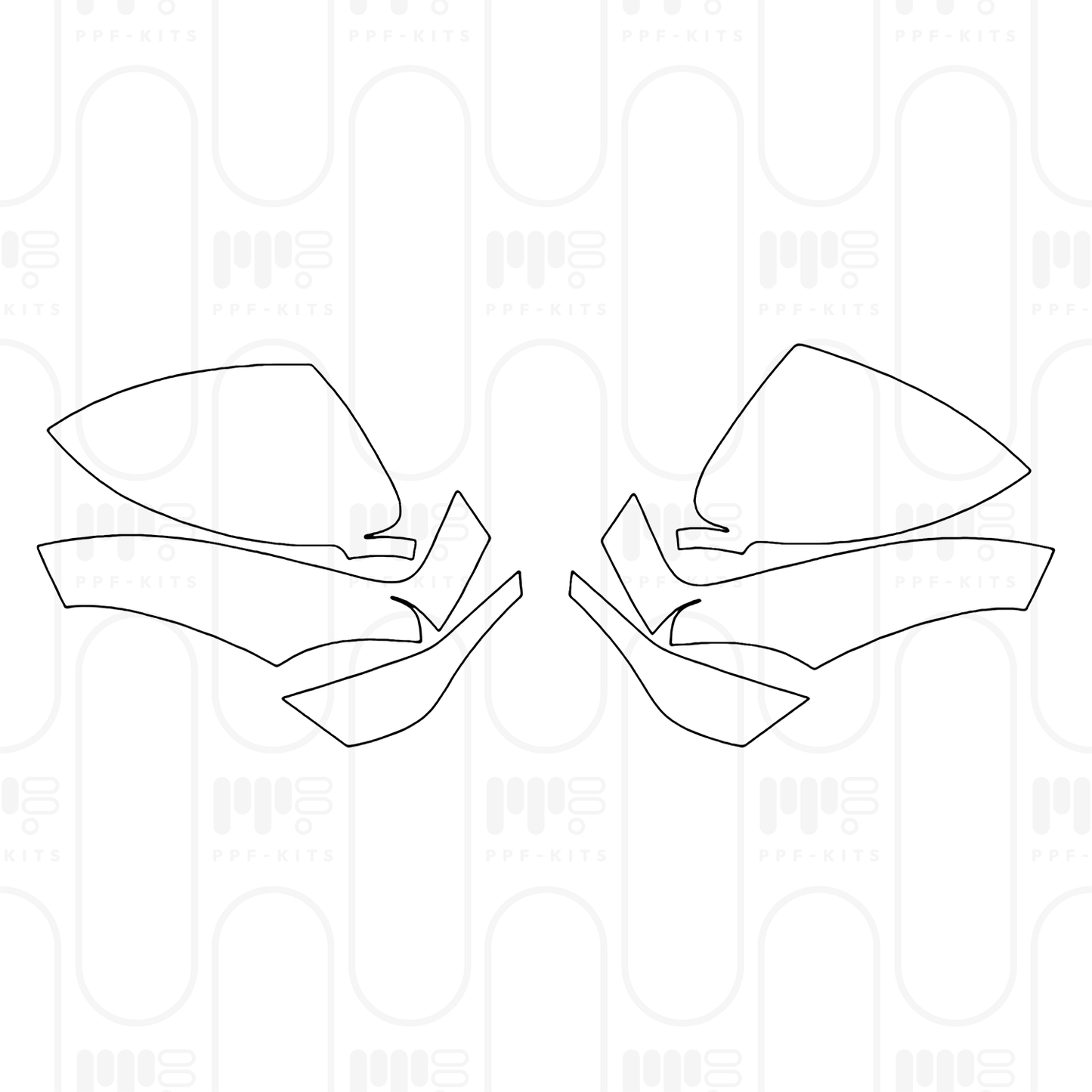 Voorgesneden PPF Porsche Cayenne Coupe Cayenne S Coupe 2025