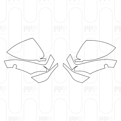 Voorgesneden PPF Porsche Cayenne Coupe Cayenne S Coupe 2025