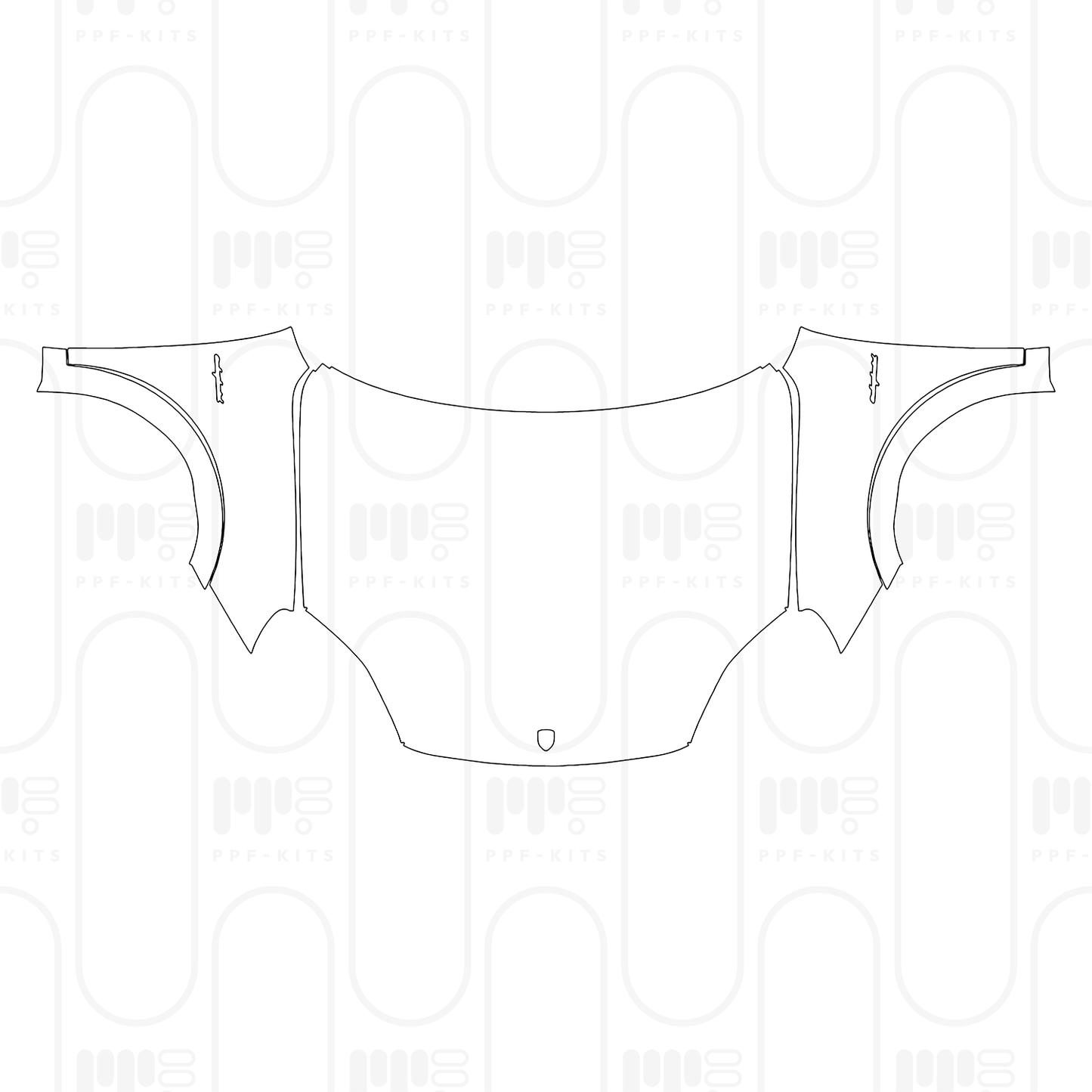 Voorgesneden PPF Porsche Cayenne Coupe Cayenne S E-Hybrid Coupe 2024