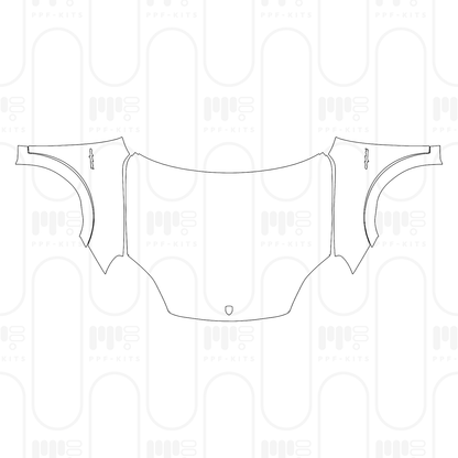 Voorgesneden PPF Porsche Cayenne Coupe Cayenne S E-Hybrid Coupe 2024